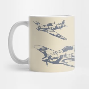 WW2 Warcraft Plane Mug